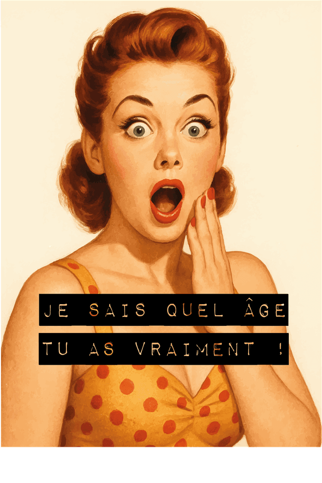 Carte Je sais quel âge tu as vraiment !