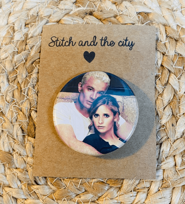 Badge vintage Buffy &amp; Spike