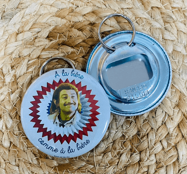 Porte clé décapsuleur À la bière comme à la bière