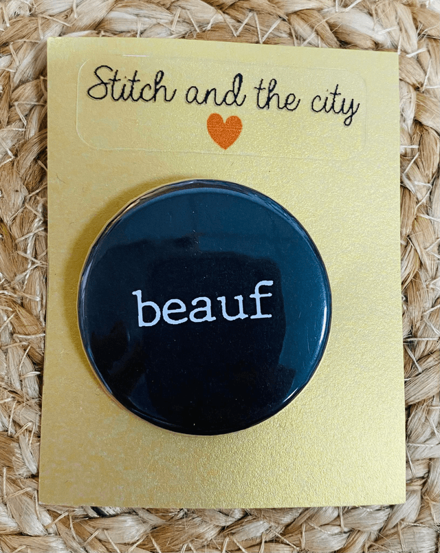 Badge insultant Beauf