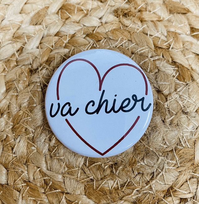 Badge Va chier