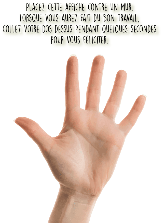 Affiche A4 Félicitations