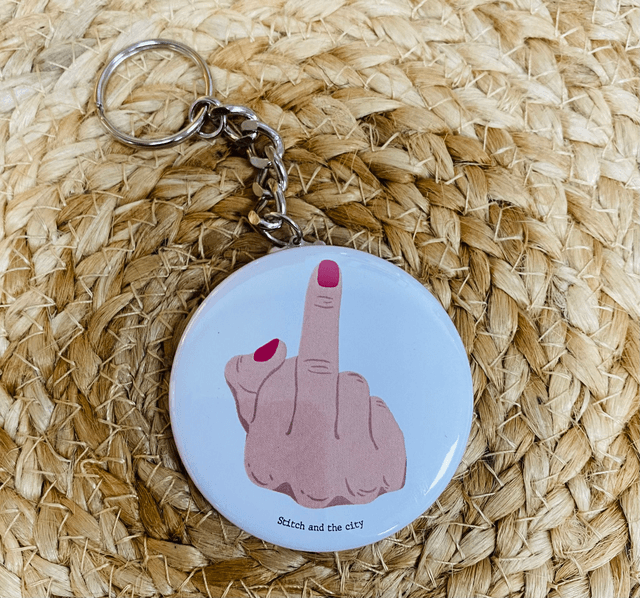 Porte clé Fuck vernis